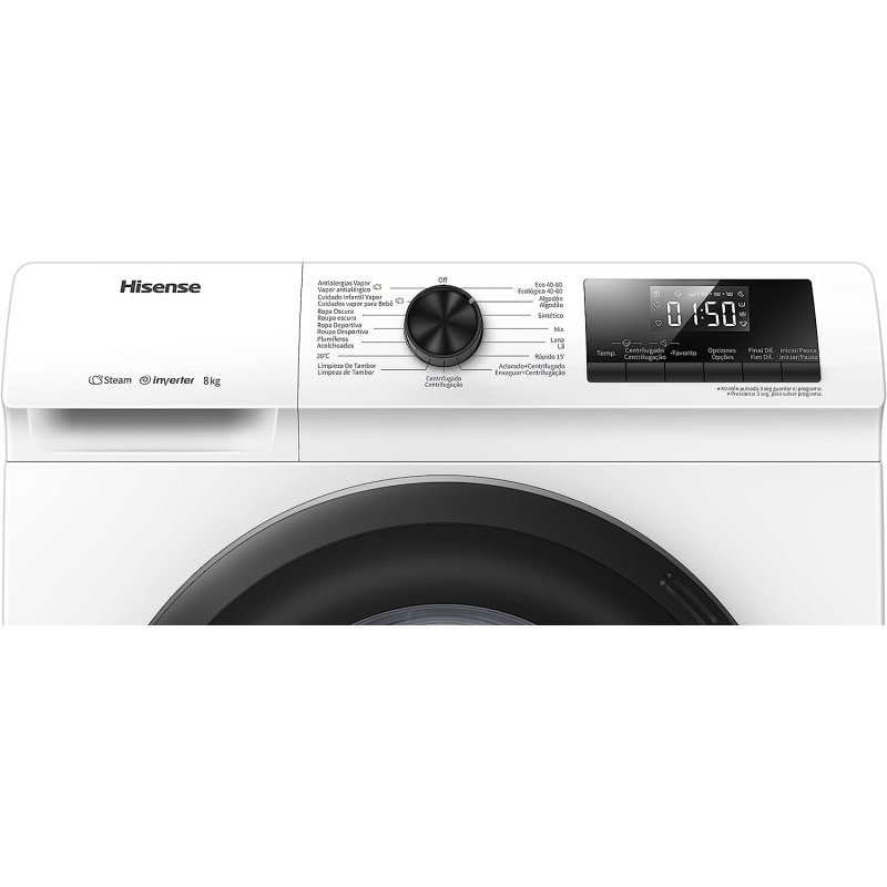 HISENSE WFQP8014EVM LAVATRICE 8KG 1400 GIRI...