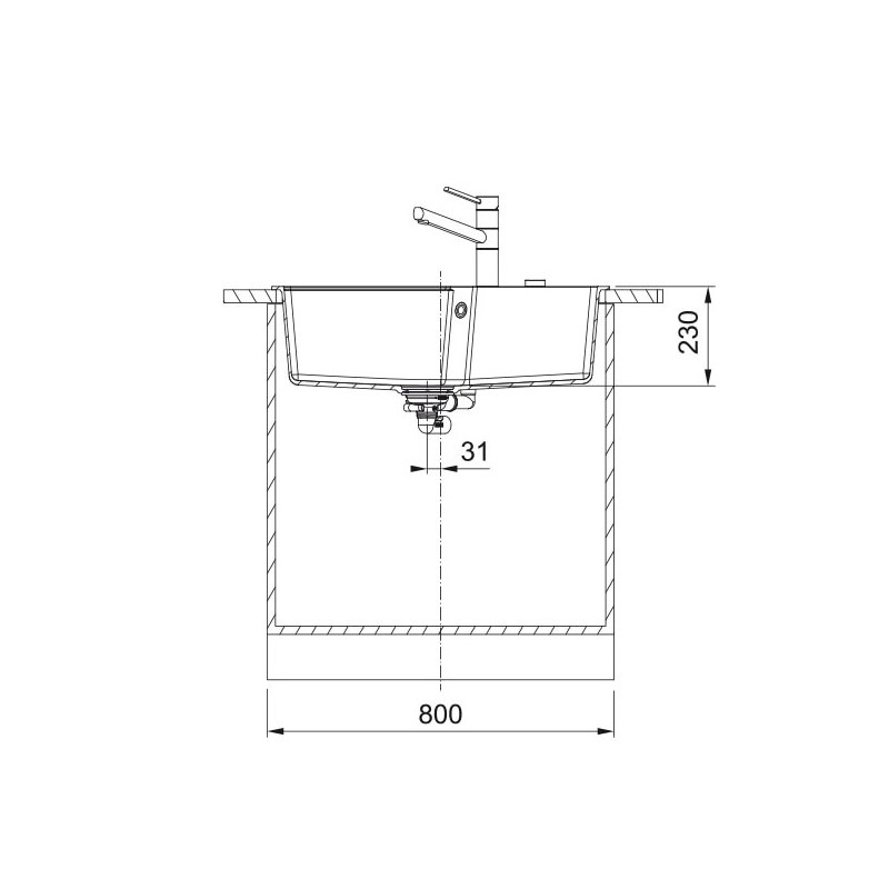 FRANKE 114.0686.806 LAVELLO MONOVASCA 78X50CM...