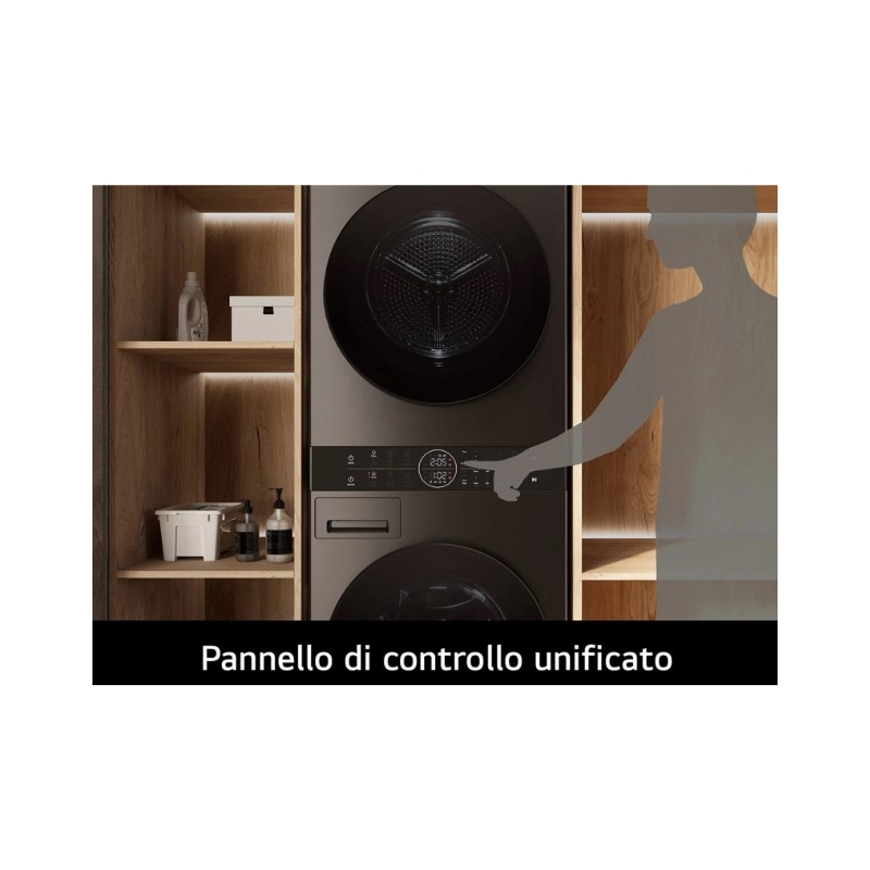 LG WT1210BBF WASHTOWER COLONNA BUCATO UNIFICATA...