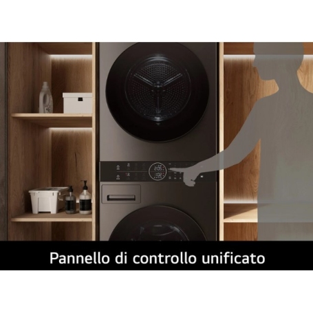 LG WT1210BBF WASHTOWER COLONNA BUCATO UNIFICATA 12/10KG 1400 GIRI WIFI AIDD CLASSE A/C - SUPER PROMO