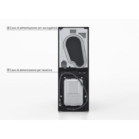 LG WT1210BBF WASHTOWER COLONNA BUCATO UNIFICATA 12/10KG 1400 GIRI WIFI AIDD CLASSE A/C - SUPER PROMO