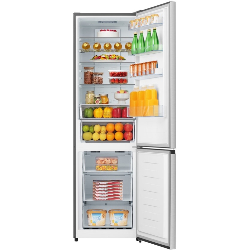 HISENSE RB440N4BCE FRIGORIFERO COMBINATO LIBERA INSTALLAZIONE 336LT CLASSE E INOX