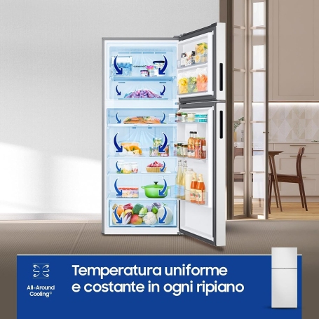 SAMSUNG RT38CB6624C1 FRIGORIFERO DOPPIA PORTA BESPOKE NO FROST 393LT BIANCO CLASSE E