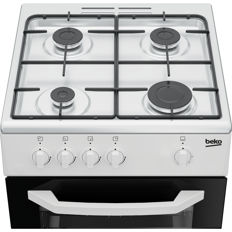 BEKO CSG42001FW CUCINA 50X50 4 FUOCHI FORNO A...