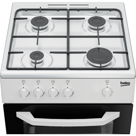 BEKO CSG42001FW CUCINA 50X50 4 FUOCHI FORNO A GAS COLORE BIANCO