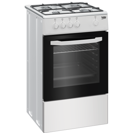 BEKO CSG42001FW CUCINA 50X50 4 FUOCHI FORNO A GAS COLORE BIANCO