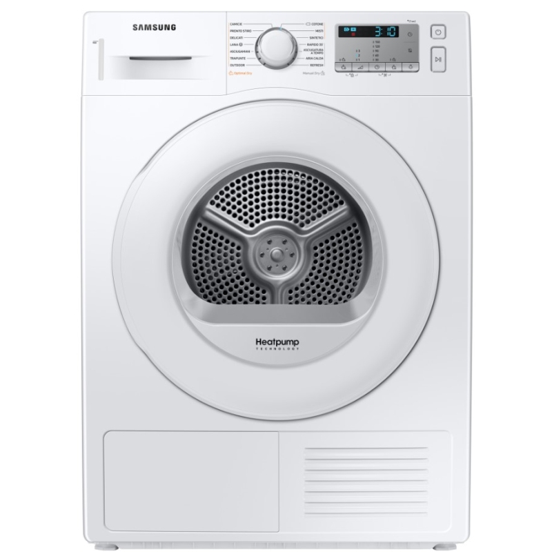 SAMSUNG DV80TA020TH ASCIUGATRICE A POMPA DI CALORE 8KG INVERTER CLASSE A++ - PROMO