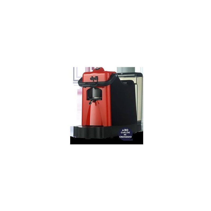 BORBONE DIDI/LPRED MACCHINA DA CAFFE' ESPRESSO CON CIALDE SERBATOIO 0,8LT ROSSO PERLATO