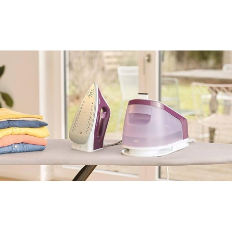 BRAUN IS1514VI FERRO DA STIRO CON CALDAIA 2200W 6 BAR SERBATOIO 1.7LT COLORE VIOLA