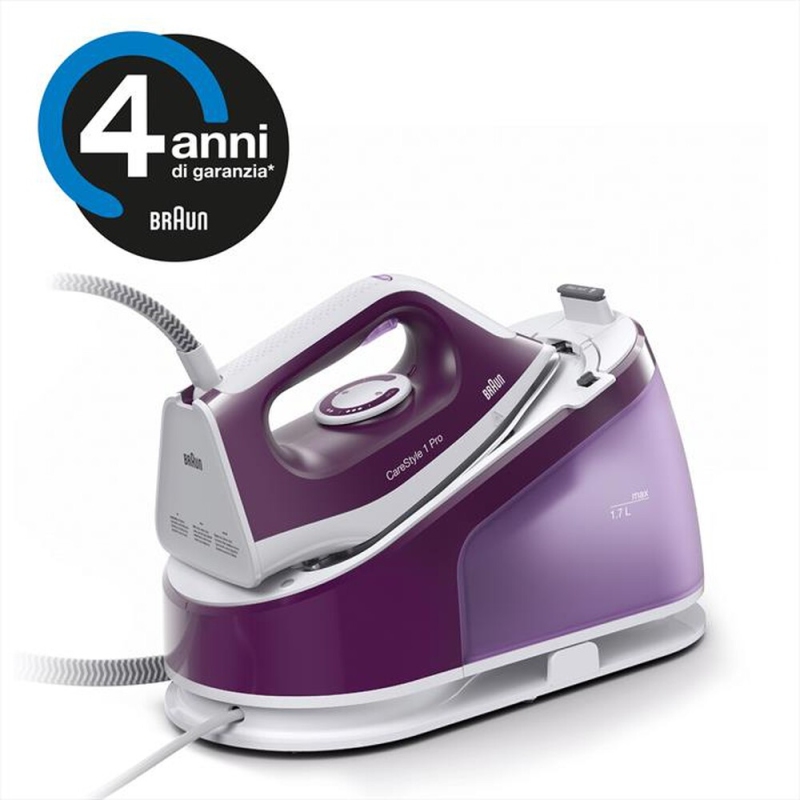 BRAUN IS1514VI FERRO DA STIRO CON CALDAIA 2200W 6 BAR SERBATOIO 1.7LT COLORE VIOLA