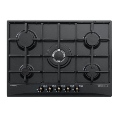 GLEM GAS GT755AN PIANO COTTURA DA INCASSO 5 FUOCHI A GAS COLORE ANTRACITE - PROMO