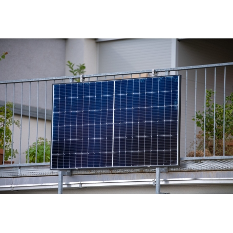 LIGHTMATE LMG1-BH-SK-05 PANNELLO SOLARE DA BALCONE POTENZA 370 Wp COMPRESO DI ACCESSORI E KIT DI INSTALLAZIONE - PROMO