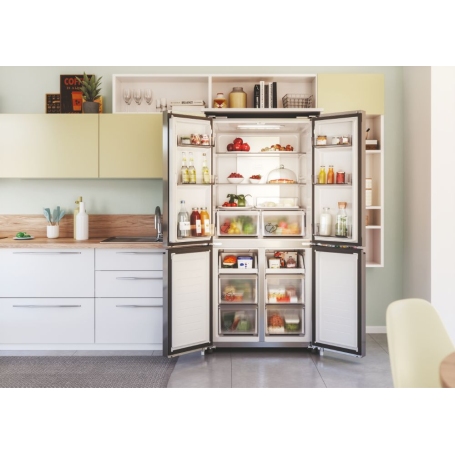 CANDY CFQQ5T817EPS FRIGORIFERO 4 PORTE 467LT TOTAL NO FROST CLASSE E SILVER