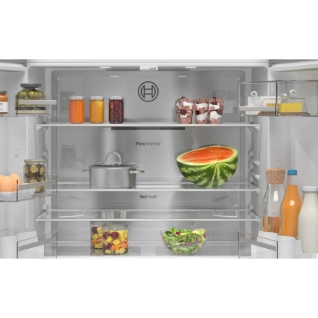 BOSCH KFN96AXEA FRIGORIFERO 4 PORTE 605LT NO FROST WIFI CLASSE E INOX NERO
