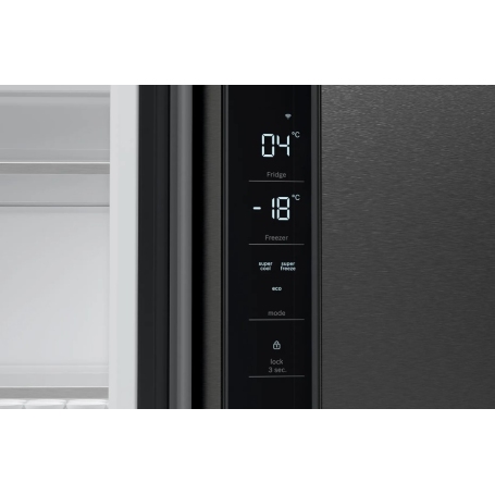 BOSCH KFN96AXEA FRIGORIFERO 4 PORTE 605LT NO FROST WIFI CLASSE E INOX NERO