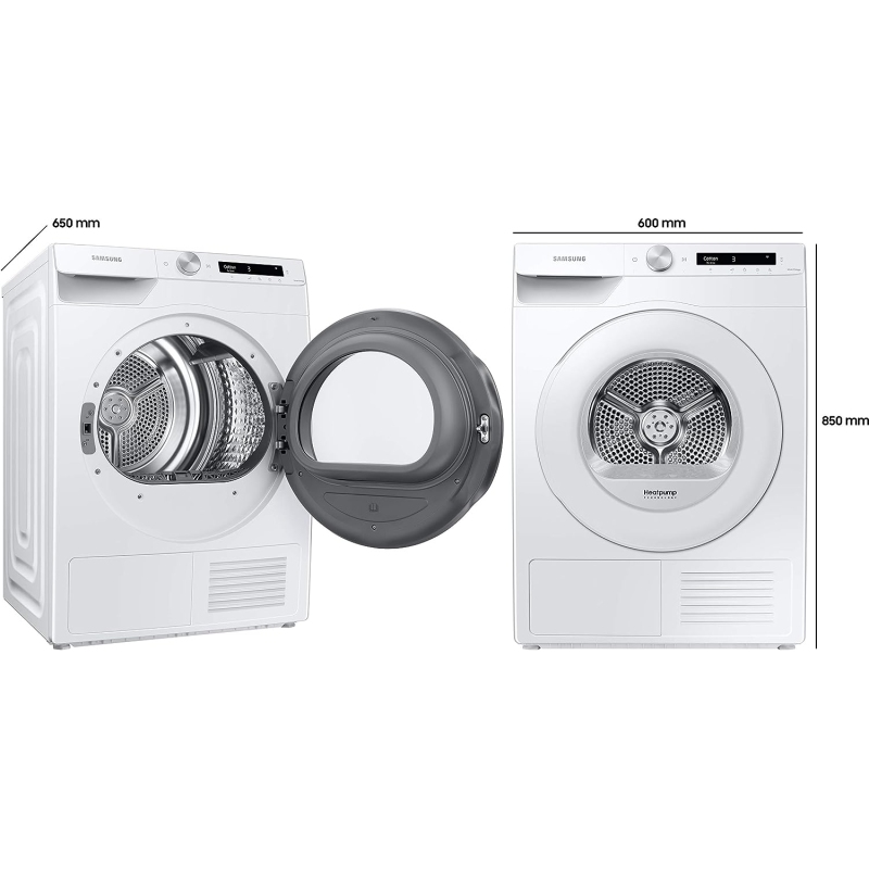 SAMSUNG DV90T5240TW ASCIUGATRICE A POMPA DI...