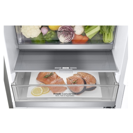 LG GBB72NSVCN1 FRIGORIFERO COMBINATO LIBERA INSTALLAZIONE 384LT NO FROST CLASSE C INOX