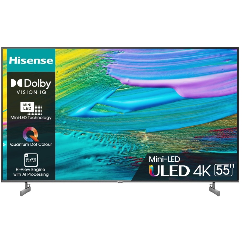 HISENSE 55U69KQ TV MINI-LED 55'' SMART TV UHD 4K DVB-T2 HEVC MAIN10/S2/C-MPEG4 - PROMO