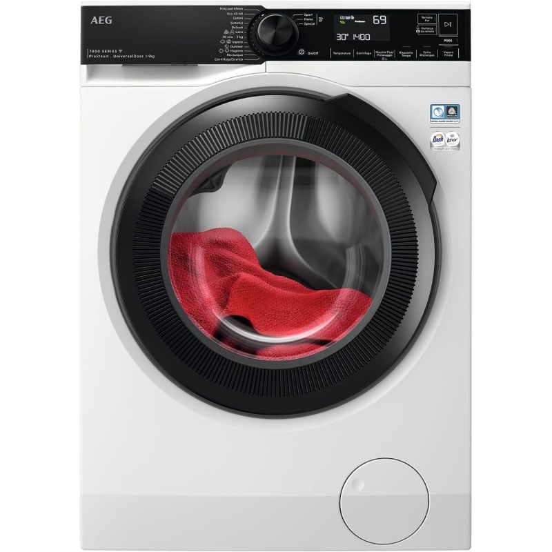 AEG LR7H94ABY LAVATRICE SERIE 7000 9KG 1400 GIRI PROSTEAM UNIVERSALDOSE CLASSE A