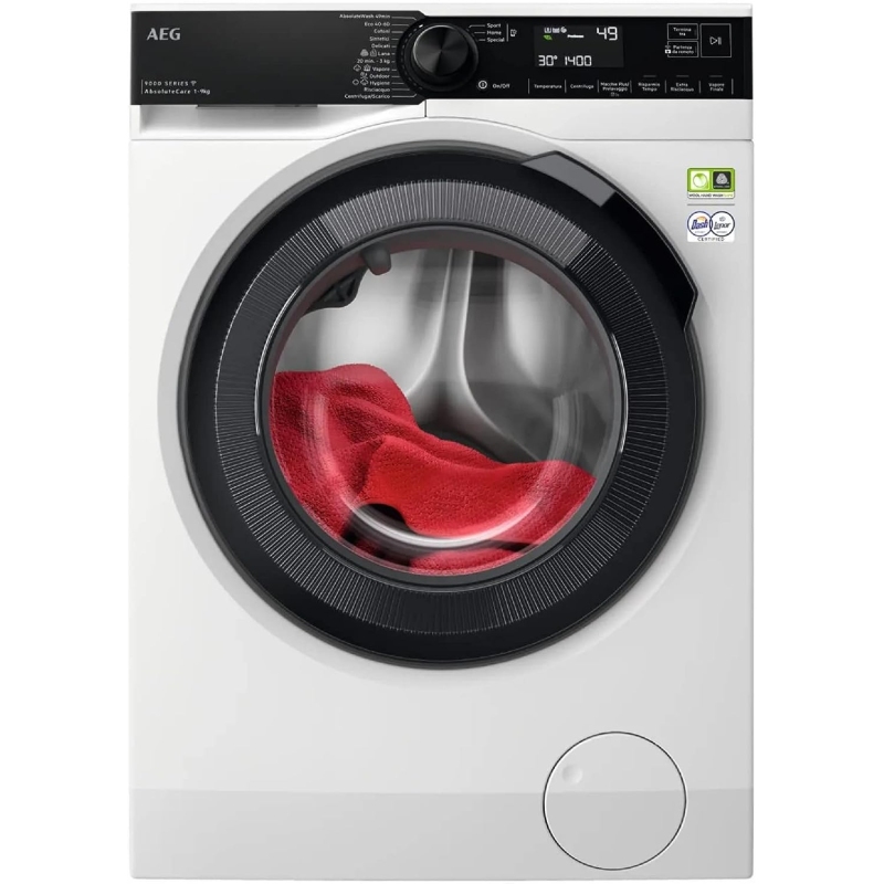 AEG LR9H94GBS LAVATRICE 9KG 1400 GIRI ABSOLUTECARE INVERTER CLASSE A