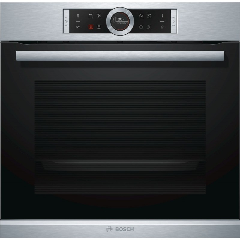 OUTLET BOSCH O-HRG675BS1 FORNO ELETTRICO DA INCASSO 71LT VAPORE PULIZIA PIROLITICA INOX CLASSE A+ - CON DIFETTI