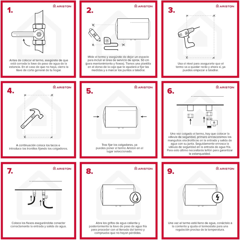 ARISTON THERMO GROUP BLU 1 R 80 H EU...
