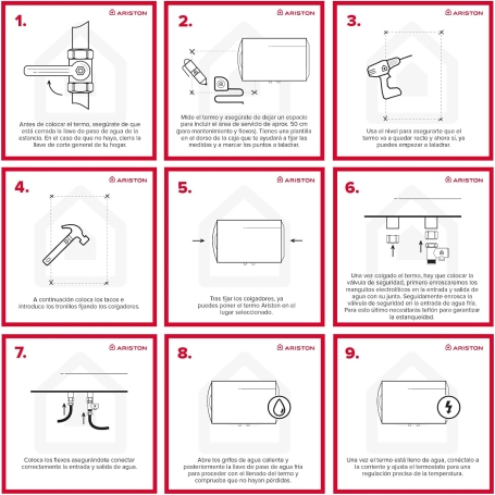 ARISTON THERMO GROUP BLU 1 R 80 H EU SCALDABAGNO ORIZZONATALE ELETTRICO 80 LT COLORE BIANCO - BLU1R80HEU