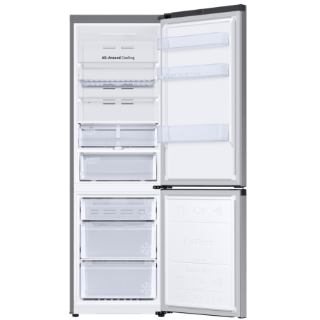SAMSUNG RB34C675DSA FRIGORIFERO COMBINATO LIBERA INSTALLAZIONE 344LT NO FROST CLASSE D COLORE INOX - PROMO