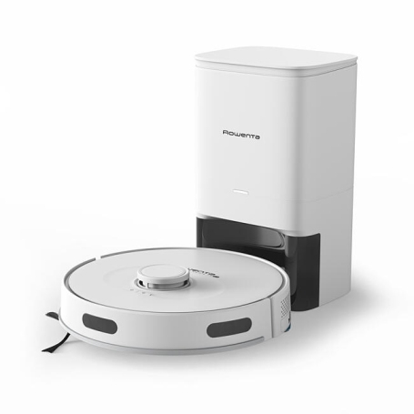 ROWENTA RR8597 ROBOT ASPIRAPOLVERE 2 IN 1 CON BASE WET & DRY WIFI COLORE BIANCO