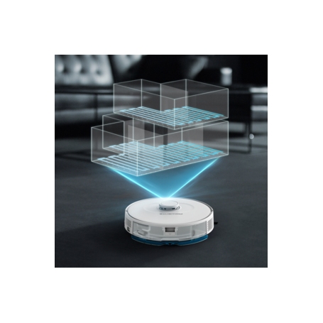 ROWENTA RR8597 ROBOT ASPIRAPOLVERE 2 IN 1 CON BASE WET & DRY WIFI COLORE BIANCO