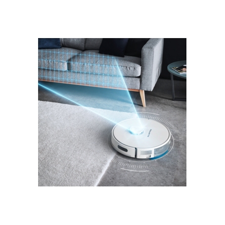 ROWENTA RR8597 ROBOT ASPIRAPOLVERE 2 IN 1 CON BASE WET & DRY WIFI COLORE BIANCO