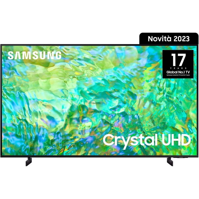 SAMSUNG UE43CU8070UXZT TV LED 43'' UHD 4K SMART TV PROCESSORE CRYSTAL 4K