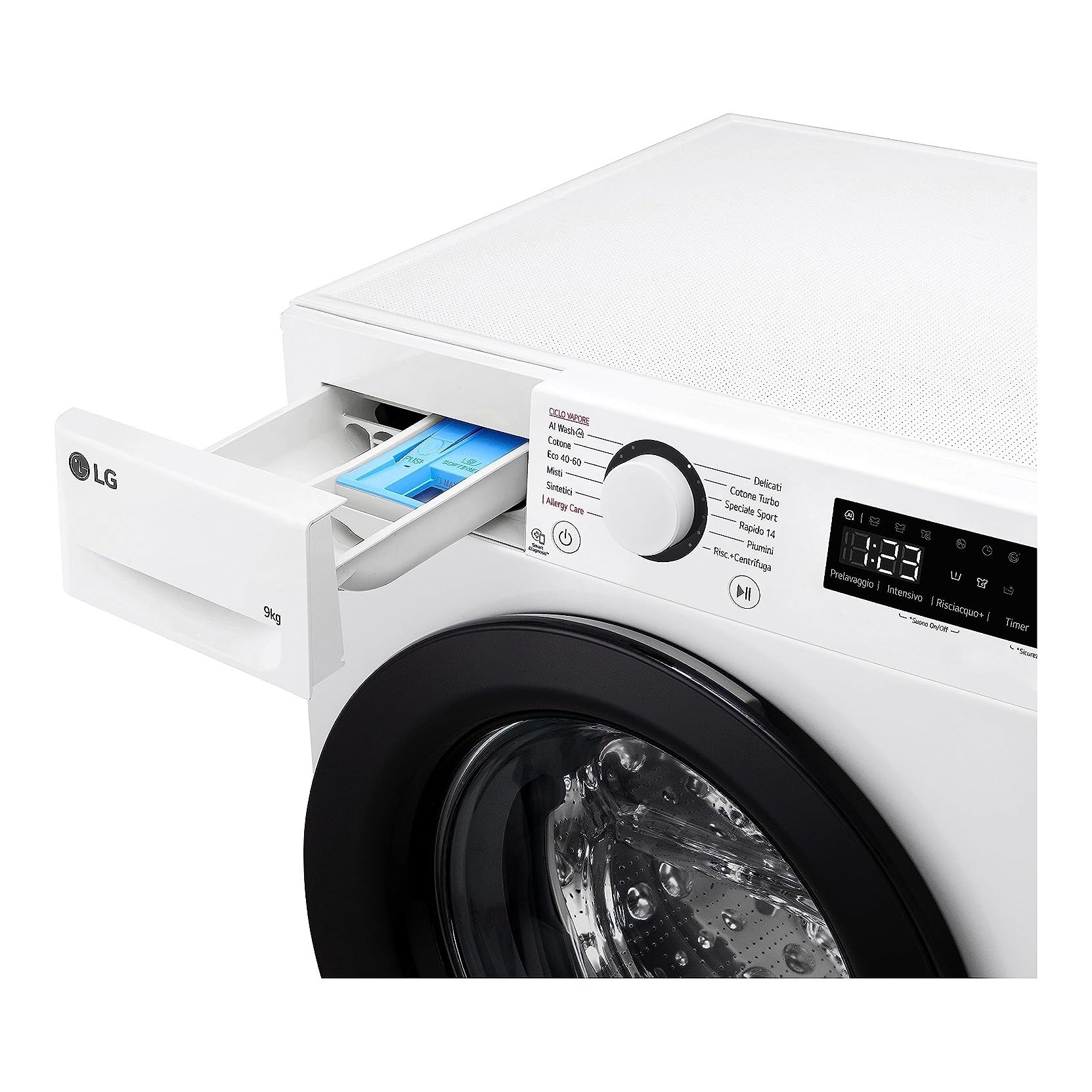 LG F4R3009NSWB LAVATRICE 9KG 1400 GIRI VAPORE AI DD MOTORE