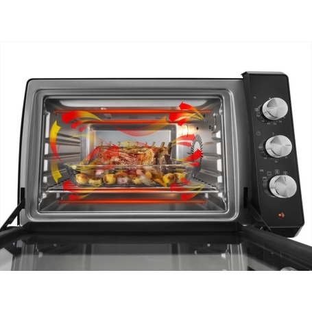 DE LONGHI EO34302 FORNO ELETTRICO VENTILATO 2000W 34LT GRILL COLORE NERO