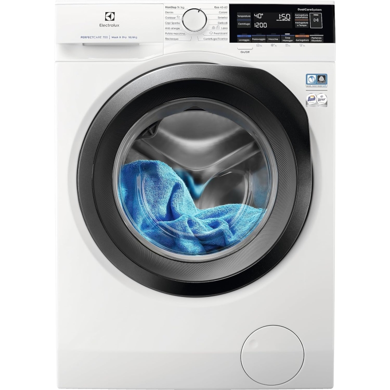 ELECTROLUX EW7W16B6 LAVASCIUGA 10/6 KG 1600 GIRI VAPORE CLASSE D/A