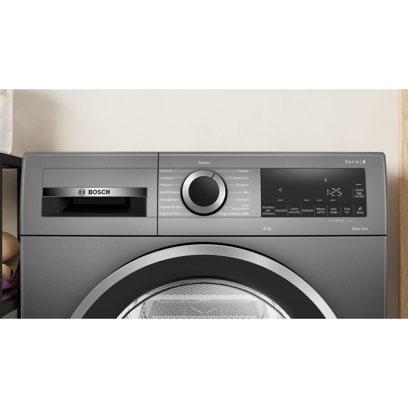 BOSCH WQG233DRIT ASCIUGATRICE A POMPA DI CALORE...