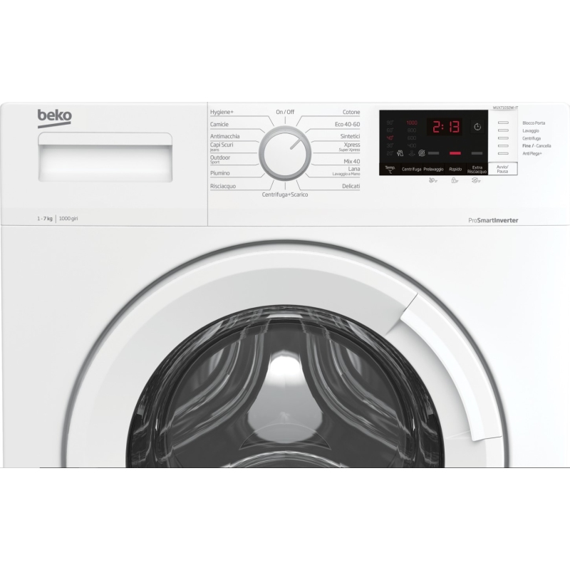 BEKO WUX71032WI-IT LAVATRICE 49CM 7KG 1000 GIRI...