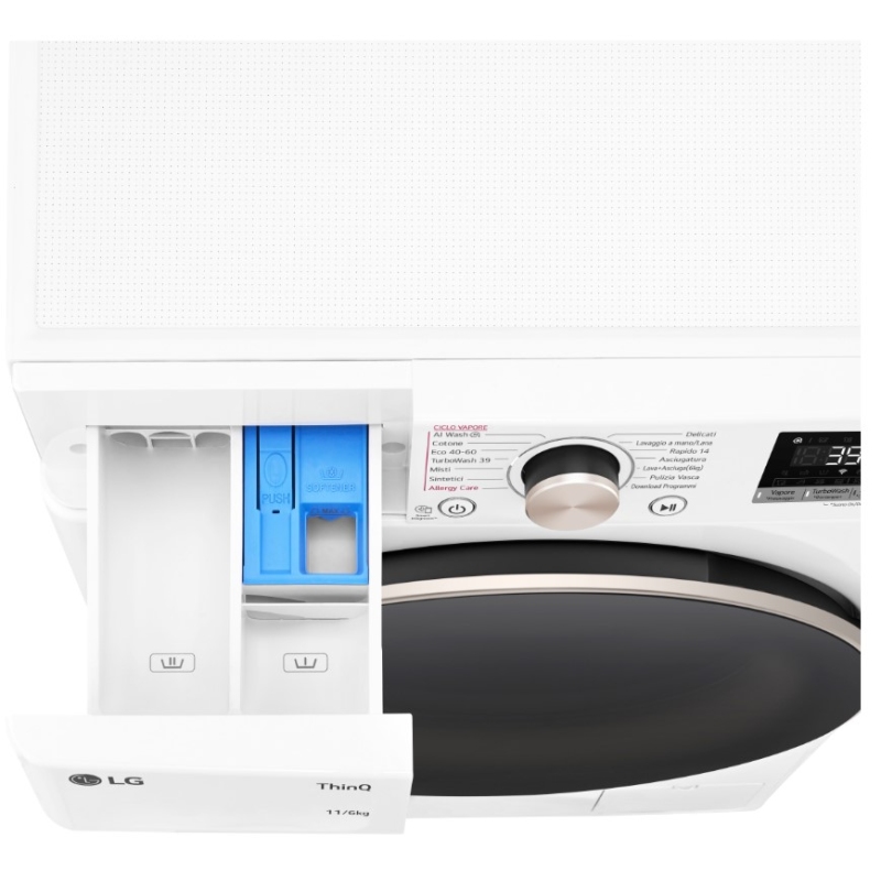LG D4R7011TSWG LAVASCIUGA 11/6KG 1400 GIRI AI...