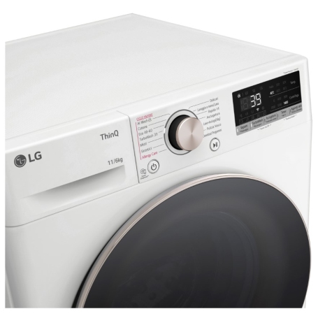 LG D4R7011TSWG LAVASCIUGA 11/6KG 1400 GIRI AI DD INVERTER VAPORE CLASSE A/D