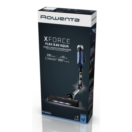ROWENTA RH20C0WO X-FORCE FLEX 9.60 SCOPA ELETTRICA ASPIRA E LAVA RICARICABILE CAPIENZA 0,4 LT