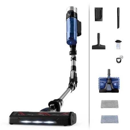 ROWENTA RH20C0WO X-FORCE FLEX 9.60 SCOPA ELETTRICA ASPIRA E LAVA RICARICABILE CAPIENZA 0,4 LT