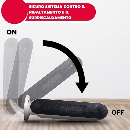 ARDES AR4P16 TERMOVENTILATORE A TORRE 2000W 2 LIVELLI CON TIMER