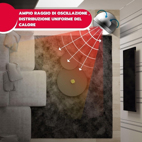 ARDES AR4P16 TERMOVENTILATORE A TORRE 2000W 2 LIVELLI CON TIMER