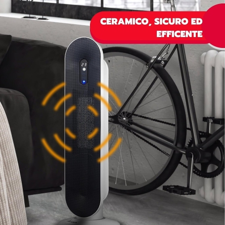 ARDES AR4P16 TERMOVENTILATORE A TORRE 2000W 2 LIVELLI CON TIMER