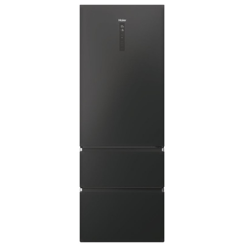 HAIER HTW7720ENPT FRIGORIFERO 3 PORTE LIBERA INSTALLAZIONE 483LT TOTAL NO FROST WI-FI CLASSE E COLORE NERO - PROMO
