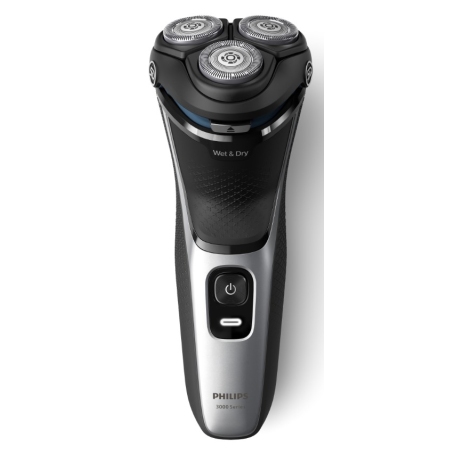 PHILIPS S3143/00 RASOIO RICARICABILE WET&DRY TESTINE 5D COLORE NERO/ARGENTO