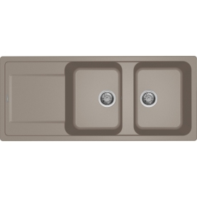 ELLECI LG250043 LAVELLO 116X50 CM 2 VASCHE + GOCCIOLATOIO...