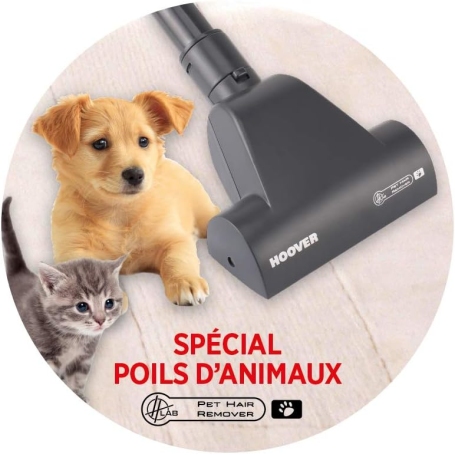 HOOVER BR31PET ASPIRAPOLVERE A TRAINO SENZA SACCO 700W CAPACITA' 2LT ANIMAL CARE