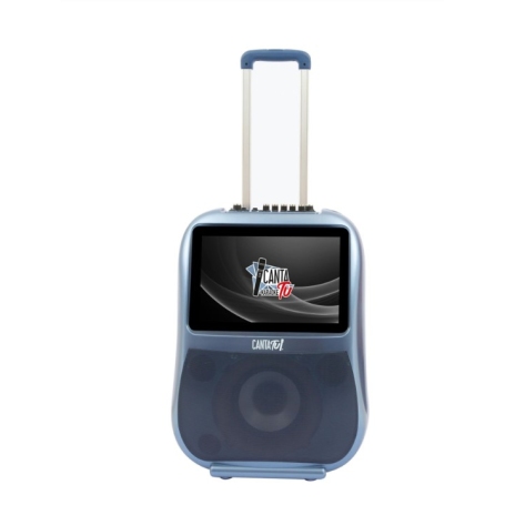 GIOCHI PREZIOSI CTC10200 CANTA TU PRO BLU KARAOKE PORTATILE CON MICROFONO WIRELESS