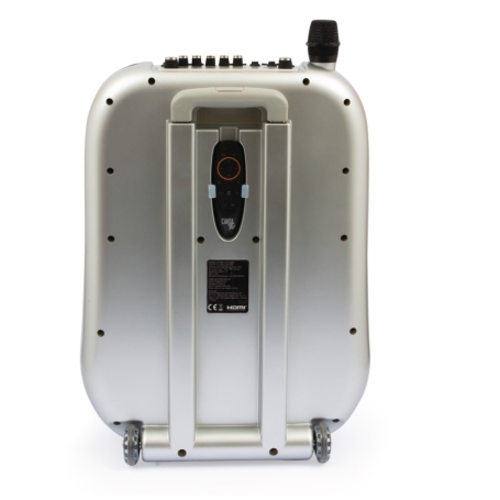 GIOCHI PREZIOSI CTC10000 CANTA TU PRO SILVER KARAOKE PORTATILE CON MICROFONO WIRELESS